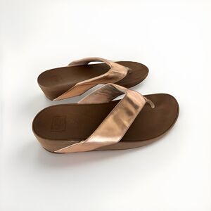 Fitflop lulu Leather sandal Brown Size 10